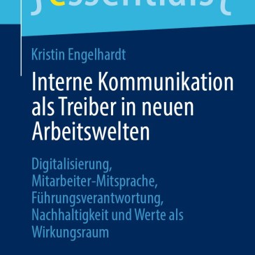 Buch Cover Interne Kommunikation als Treiber in neuen Arbeitswelten.
